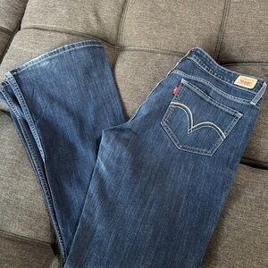 Levi's Women's Blue Jeans 518 Boot Cut